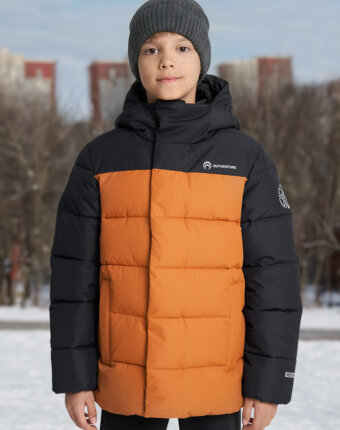 Пуховик для мальчиков Outventure, Черный женщинам