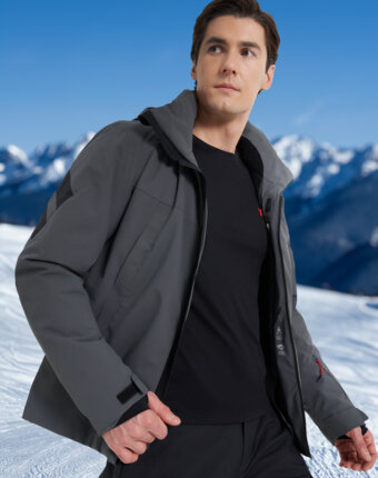 Куртка горнолыжная мужская Rossignol, Серый женщинам