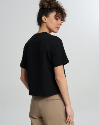 Футболка женская DICKIES Oakport Boxy, Черный женщинам