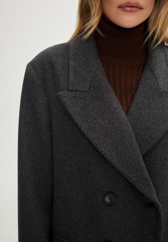 Пальто двубортное SashaOstrov