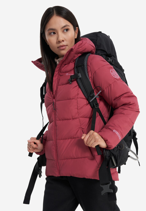 Пуховик женский Outventure, Красный