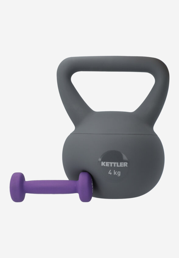 Гиря мягкая KETTLER, 4 кг, Серый