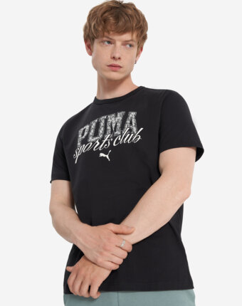 Футболка мужская PUMA Class Graphic, Черный женщинам