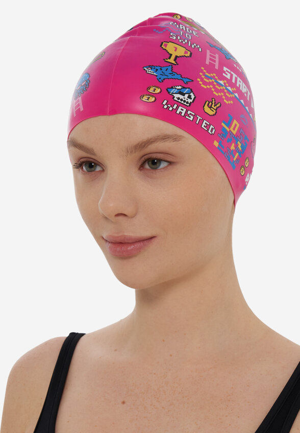 Шапочка для плавания Joss x Swim Rocket, Розовый
