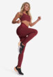 Легинсы женские Demix Booty Booster Gym, Красный4  - превью