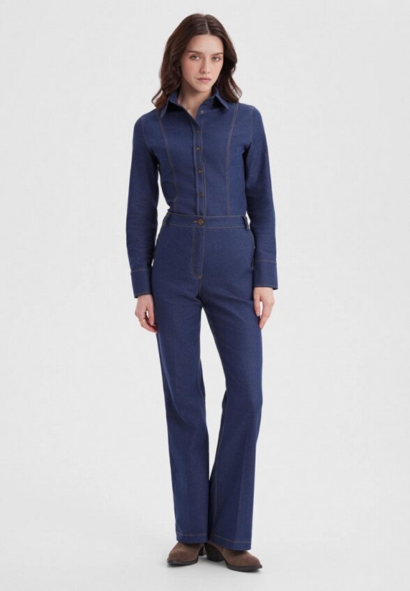 Рубашка джинсовая Olesa Chugunova