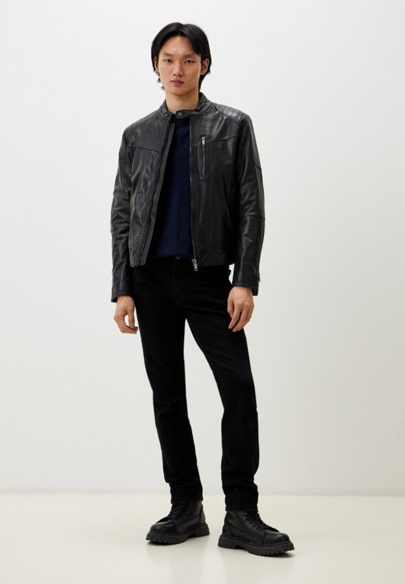 Куртка кожаная Urban Fashion for Men