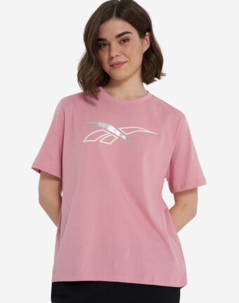 Футболка женская Reebok Brielle Crew, Бежевый женщинам