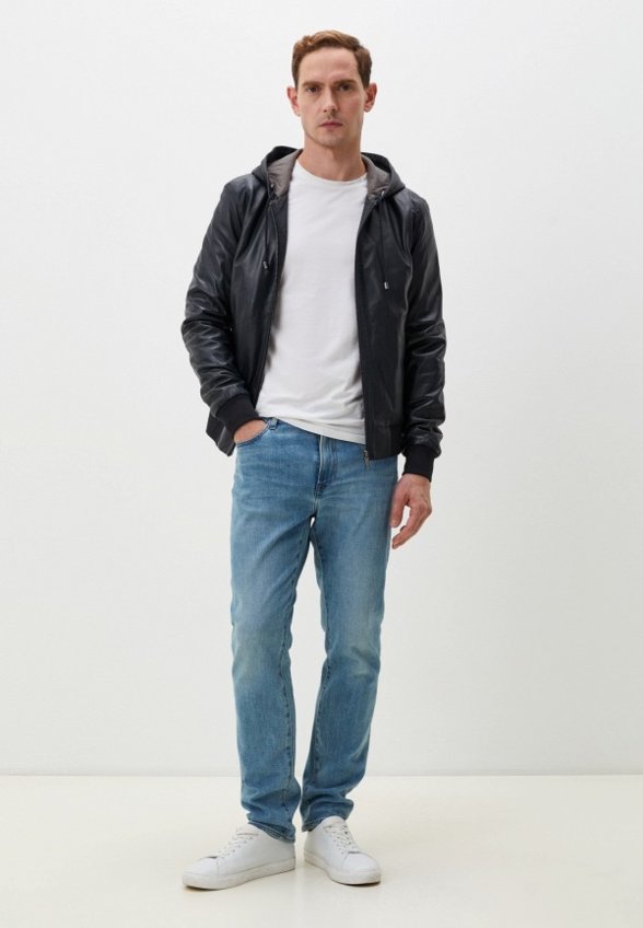 Куртка кожаная Urban Fashion for Men