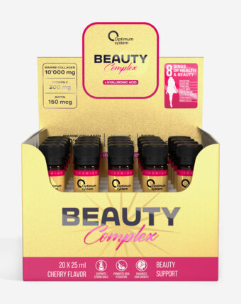 Женский спортивный витаминно-минеральный комплекс Optimum system Beauty, 20 шт, Золотой женщинам