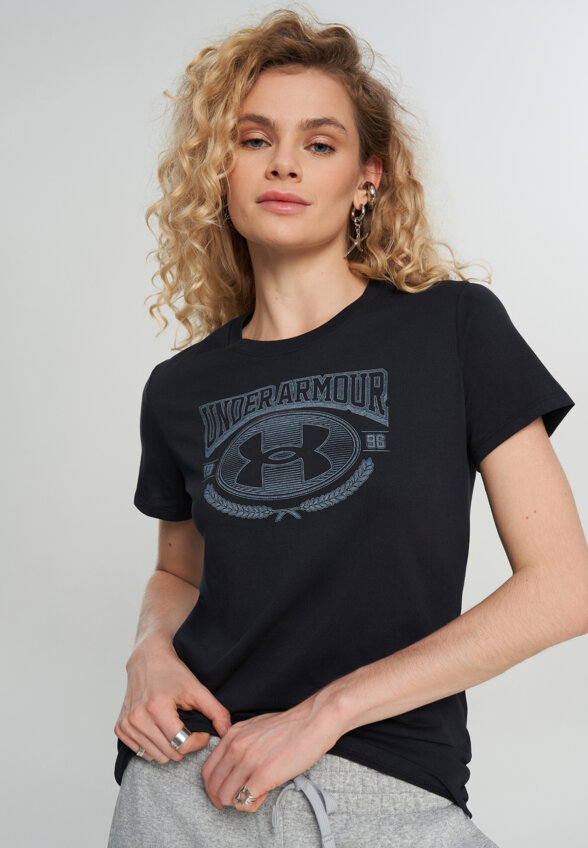 Футболка женская Under Armour Varsity, Черный
