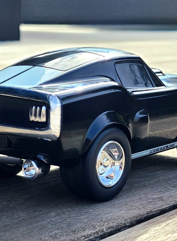Игрушечная гоночная машинка Baghera Ford Mustang, черная