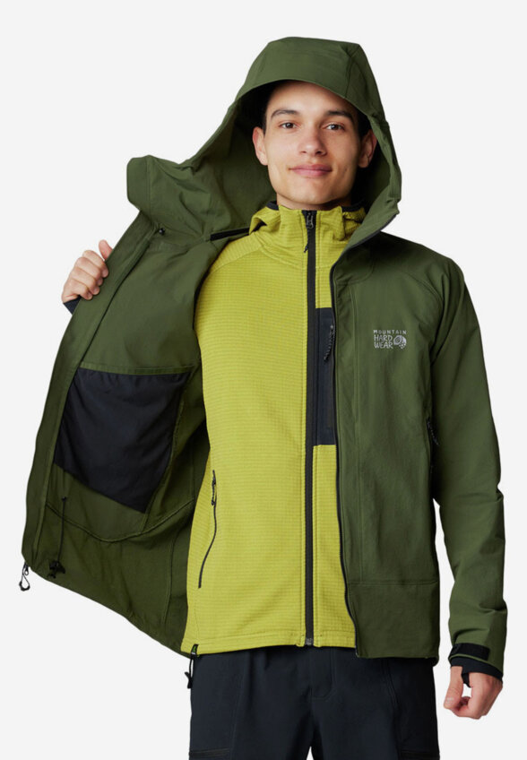 Куртка софтшелл мужская Mountain Hardwear Chockstone Alpine, Зеленый