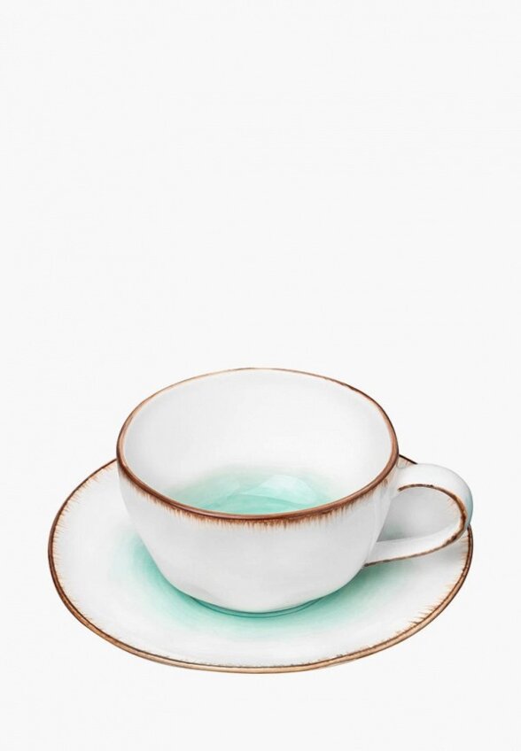 Чашка с блюдцем Elan Gallery