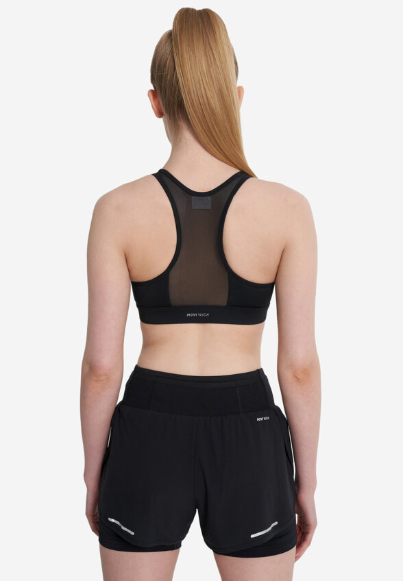 Топ бра спортивный Demix ActiveMove Urban Mesh Back, Черный