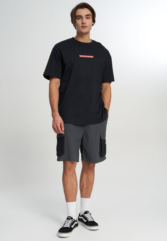 Футболка мужская Quiksilver Dna Clicker, Черный