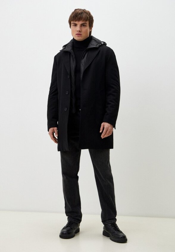 Пальто однобортное Mango Man