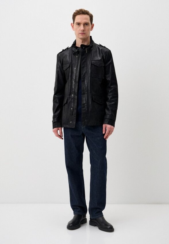 Куртка кожаная Urban Fashion for Men