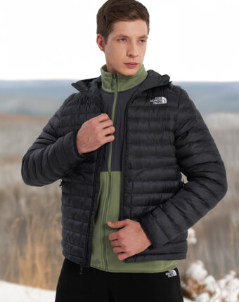 Ультралегкий пуховик мужской The North Face Huila, Черный женщинам