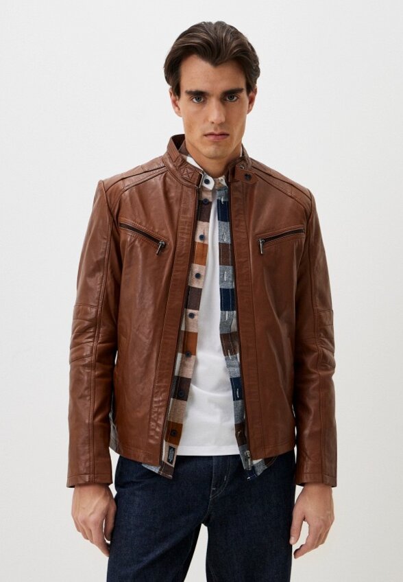 Куртка кожаная Jorg Weber