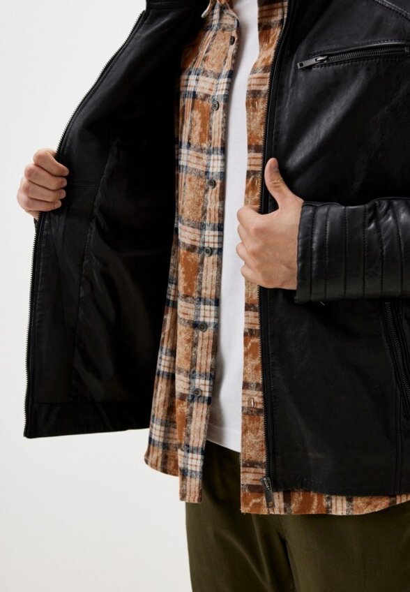 Куртка кожаная Urban Fashion for Men