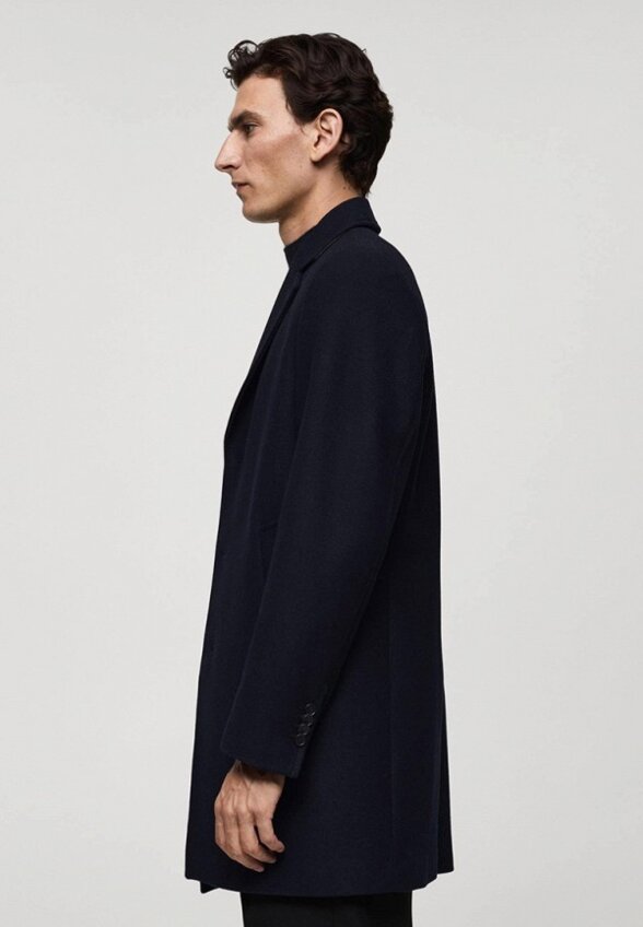 Пальто однобортное Mango Man