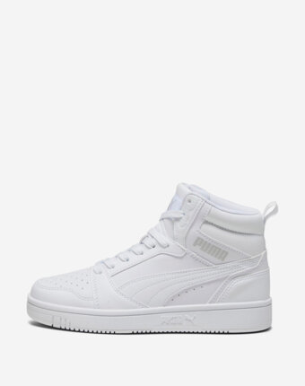 Кеды детские PUMA Rebound V6 Mid Jr, Белый женщинам