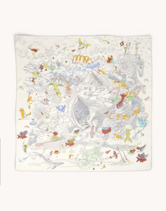 Hermes Silk Scarf женщинам