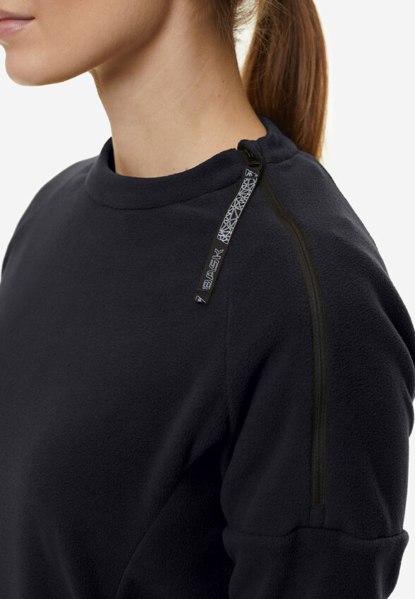 Джемпер флисовый женский Bask Micro V2, Черный