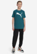 Футболка для мальчиков PUMA Ess Cat Logo, Зеленый4  - превью