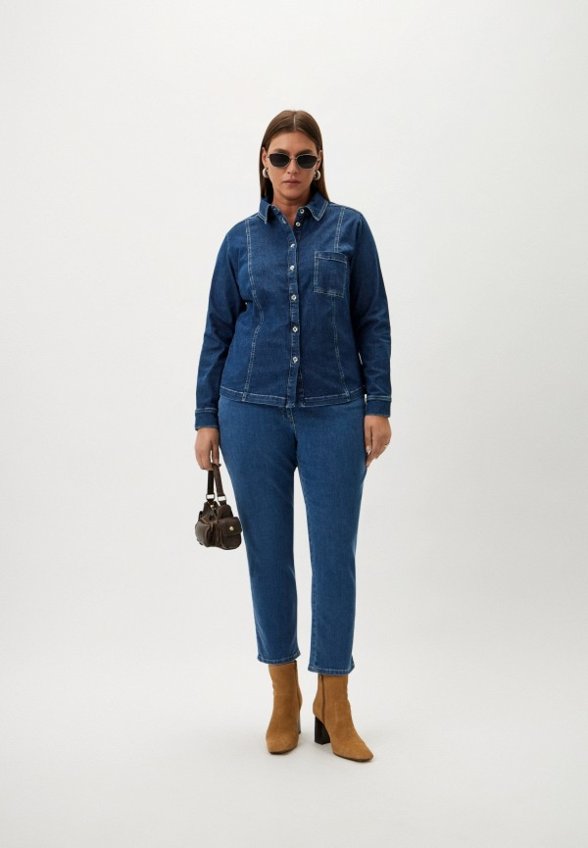 Рубашка джинсовая Persona by Marina Rinaldi