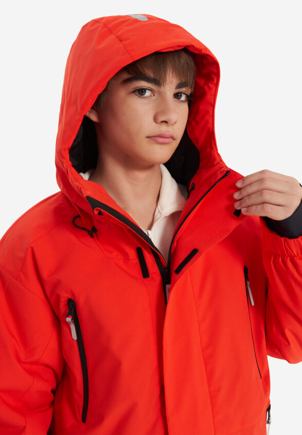 Пуховик для мальчиков Oldos!, Красный