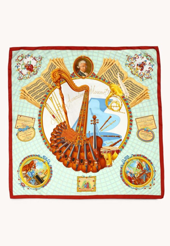 Hermes Silk Scarf