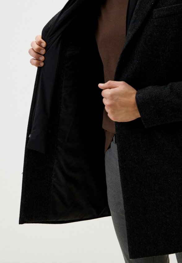 Пальто однобортное Sinar