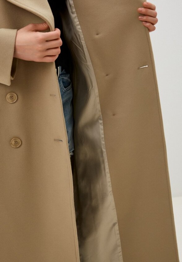 Пальто двубортное Pepen