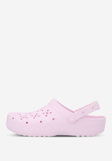 Сабо женские Crocs Classic Floral Cut Out, Розовый
