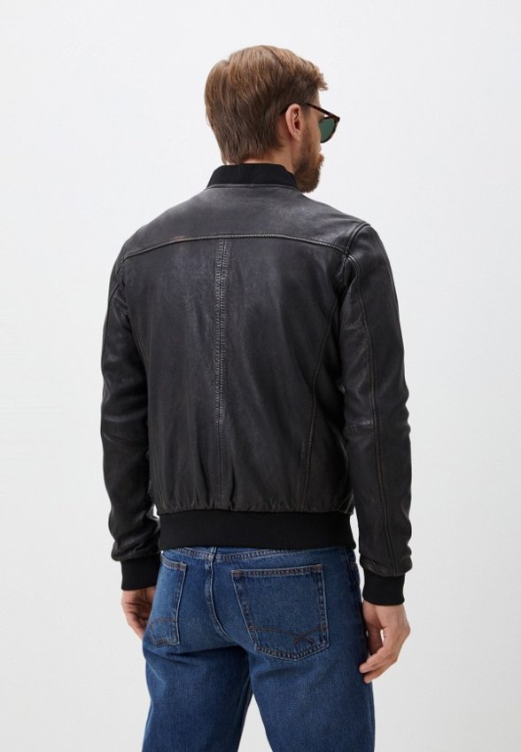 Куртка кожаная Urban Fashion for Men