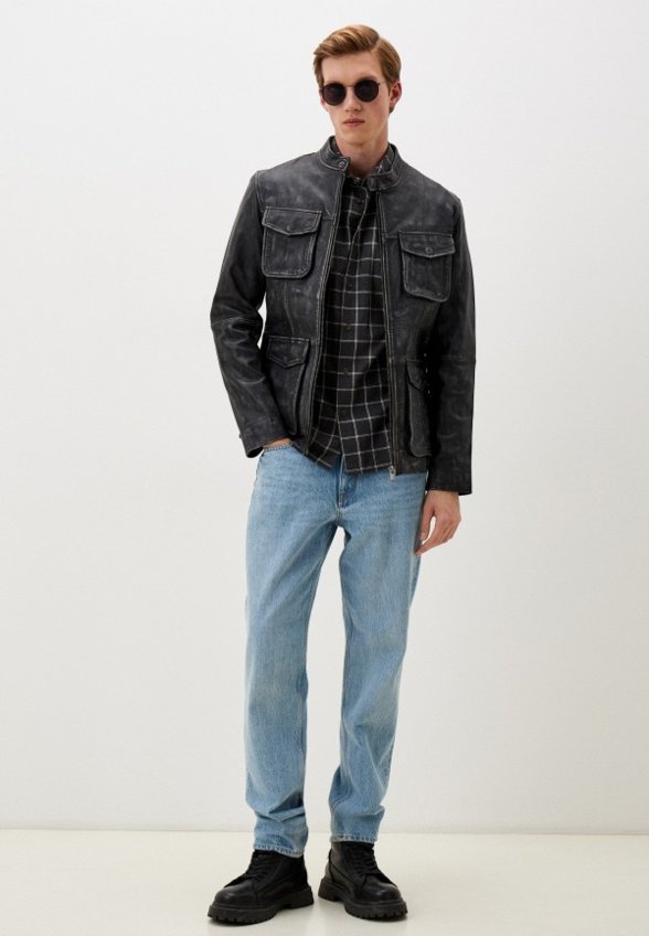 Куртка кожаная Jorg Weber