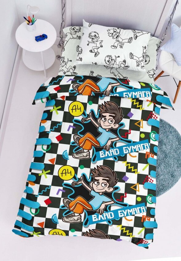 Постельное белье 1,5-спальное Непоседа