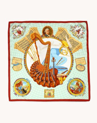 Hermes Silk Scarf женщинам