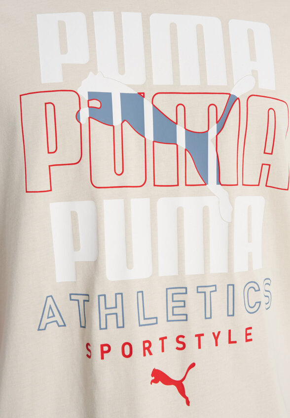 Футболка мужская PUMA Graphic, Бежевый