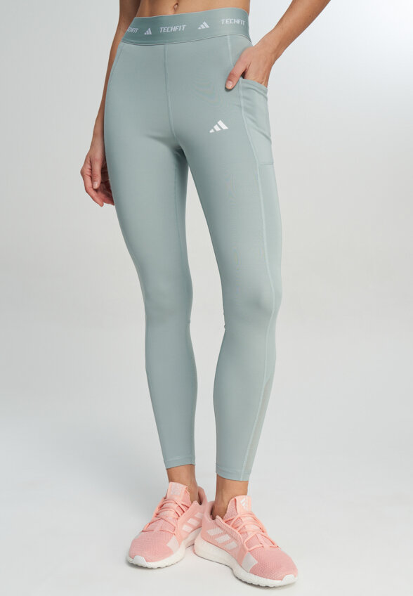 Легинсы женские adidas Techfit, Зеленый