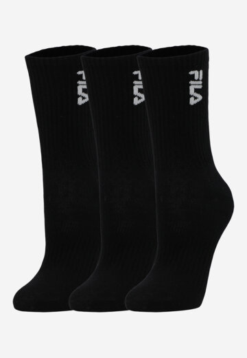 Носки детские FILA, 3 пары, Черный