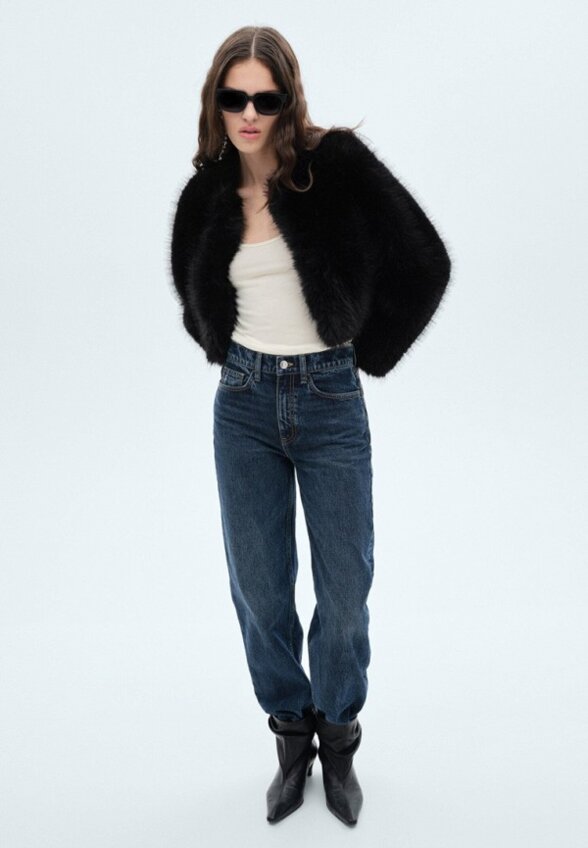 Куртка меховая Mango