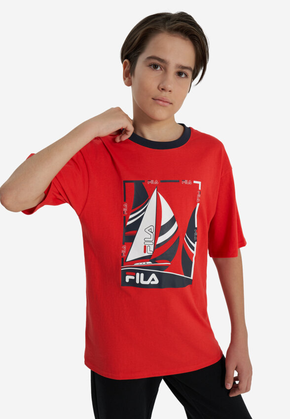Футболка для мальчиков FILA, Красный