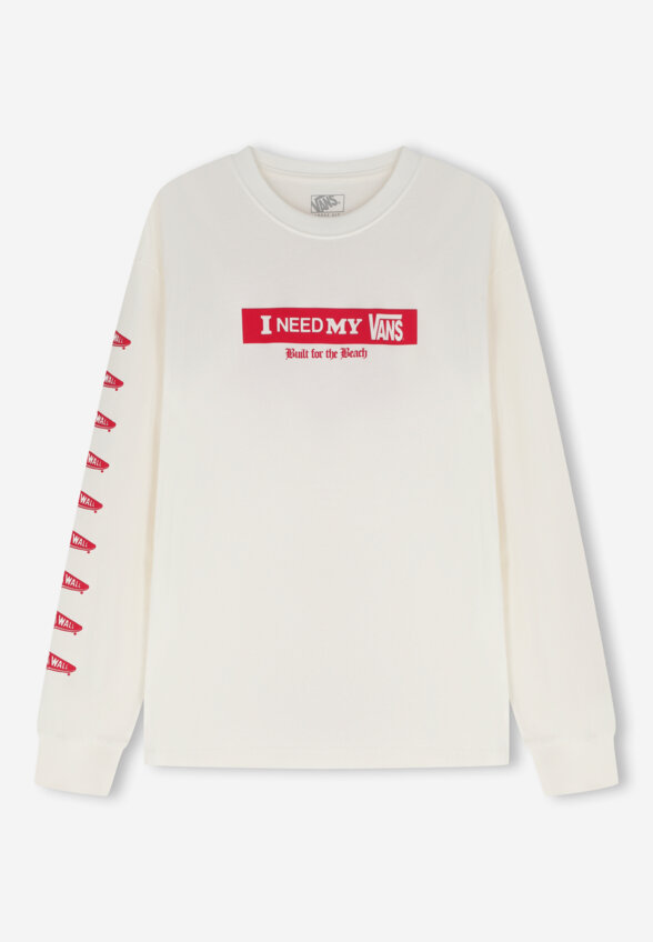 Лонгслив мужской Vans I Need My LS, Белый