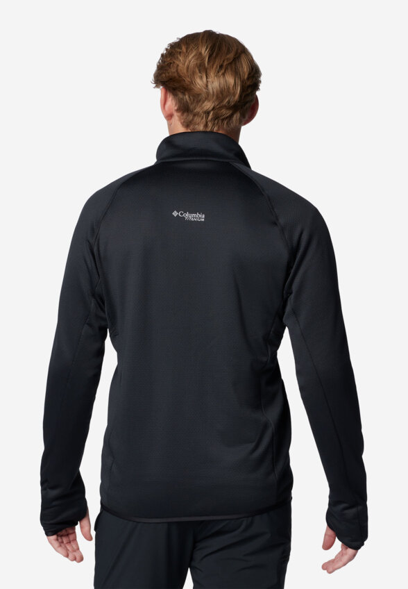 Джемпер флисовый мужской Columbia Triple Canyon Grid Fleece Fz II, Черный