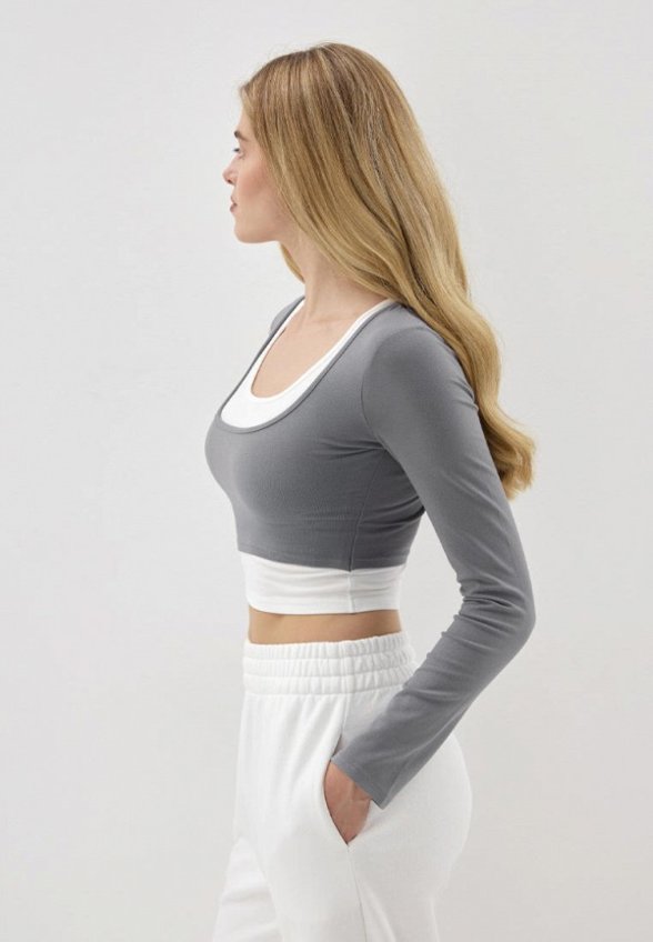 Лонгслив Gray Moss