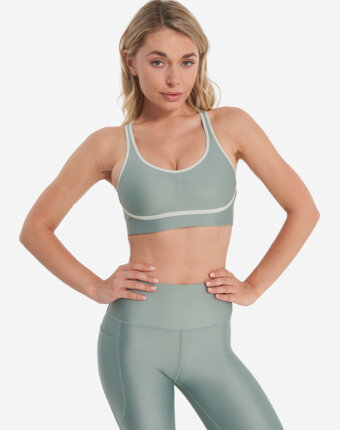 Спортивный топ бра Under Armour Infinity Piped, Зеленый женщинам