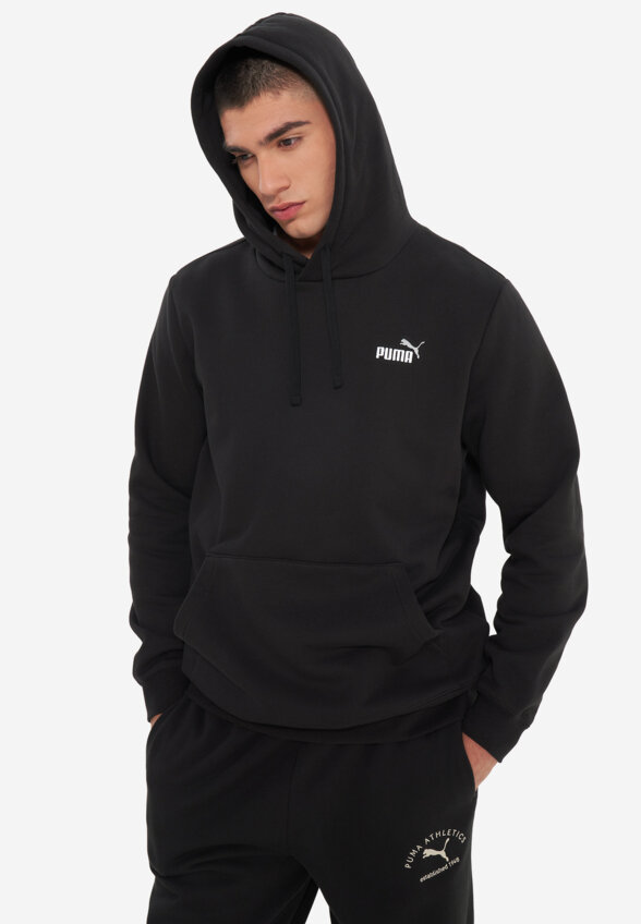 Худи мужское PUMA Ess 2 Color Small No. 1 Logo, Черный